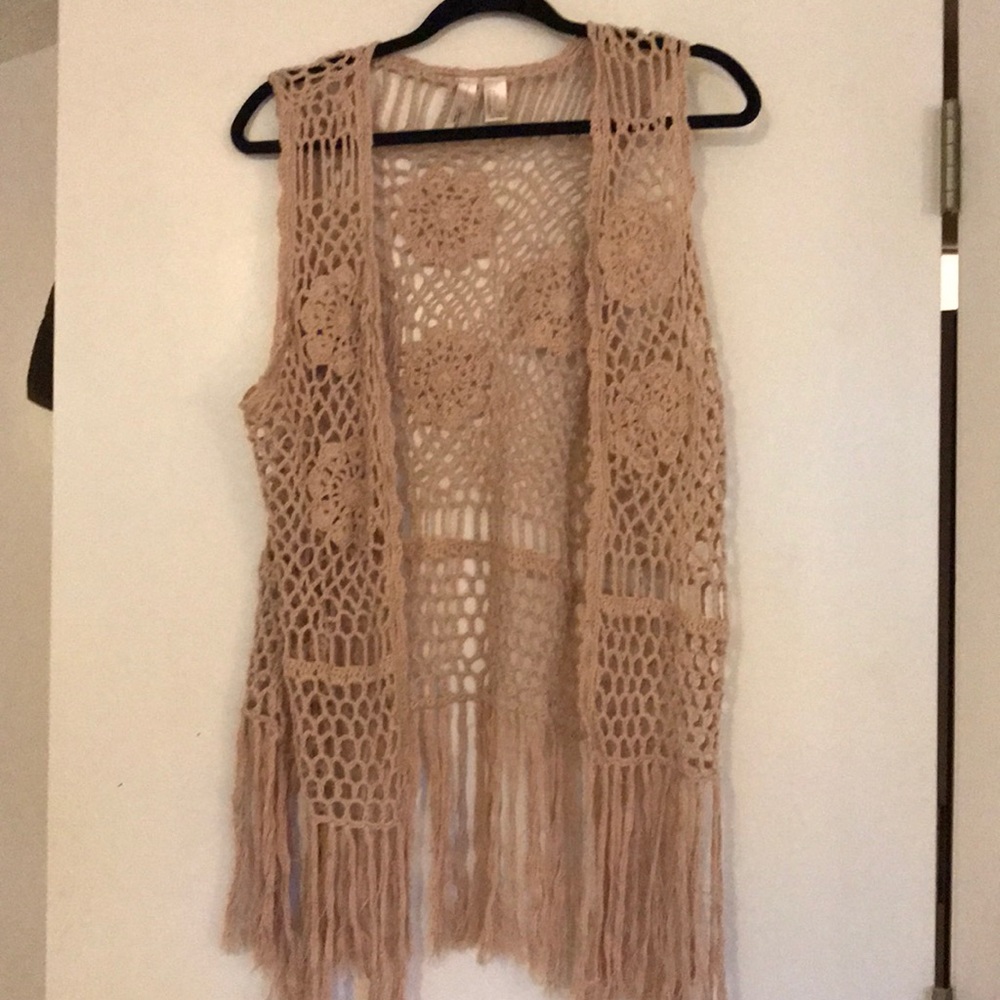 Crochet vest by forever 21